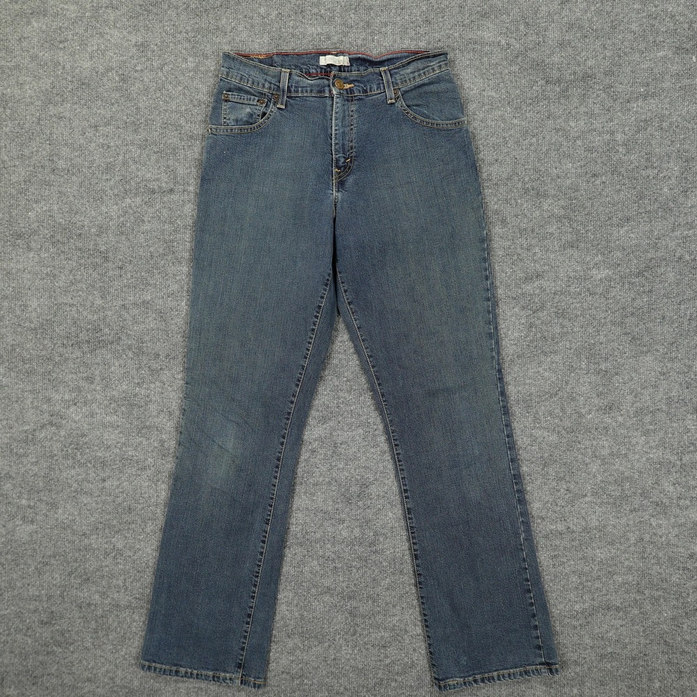 Vintage Levi's 550 Jeans Womens 6 Blue Denim‎ Stretch Relaxed Bootcut Y2K